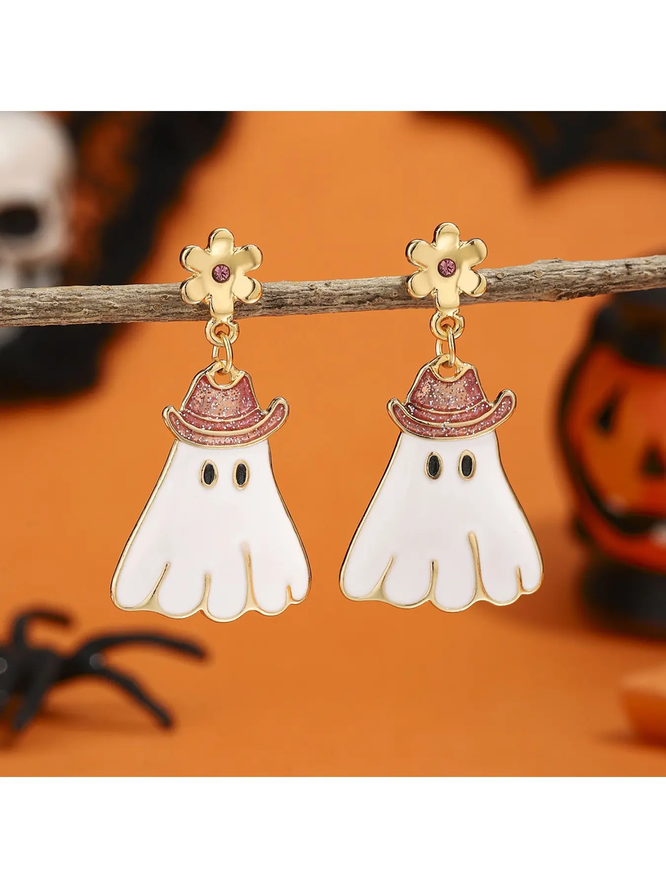 2026 New Halloween Collection Earrings, Cute Ghost Dangle Earrings, Funny Holiday Party Jewelry, Perfect for Party, Great Gift for Girlfriend