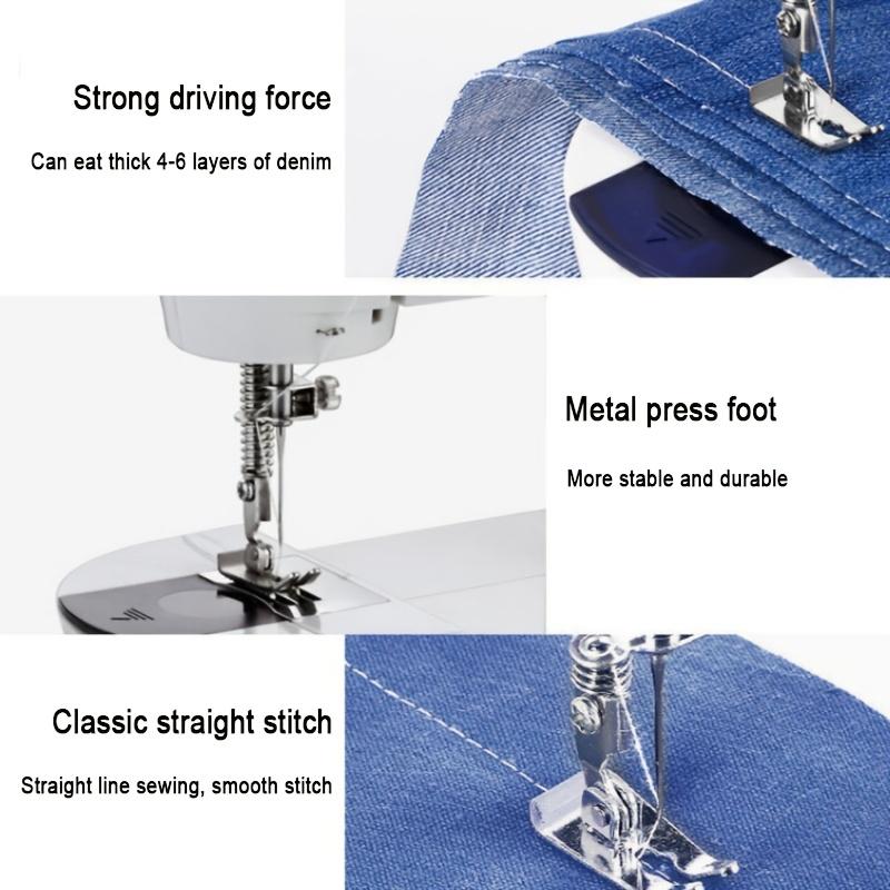 Sewing Machine, Mini Full-automatic Multifunctional Sewing Machine for Home Use, Mini Desktop Electric Sewing Machine for Eating Thick Clothes for Home Use