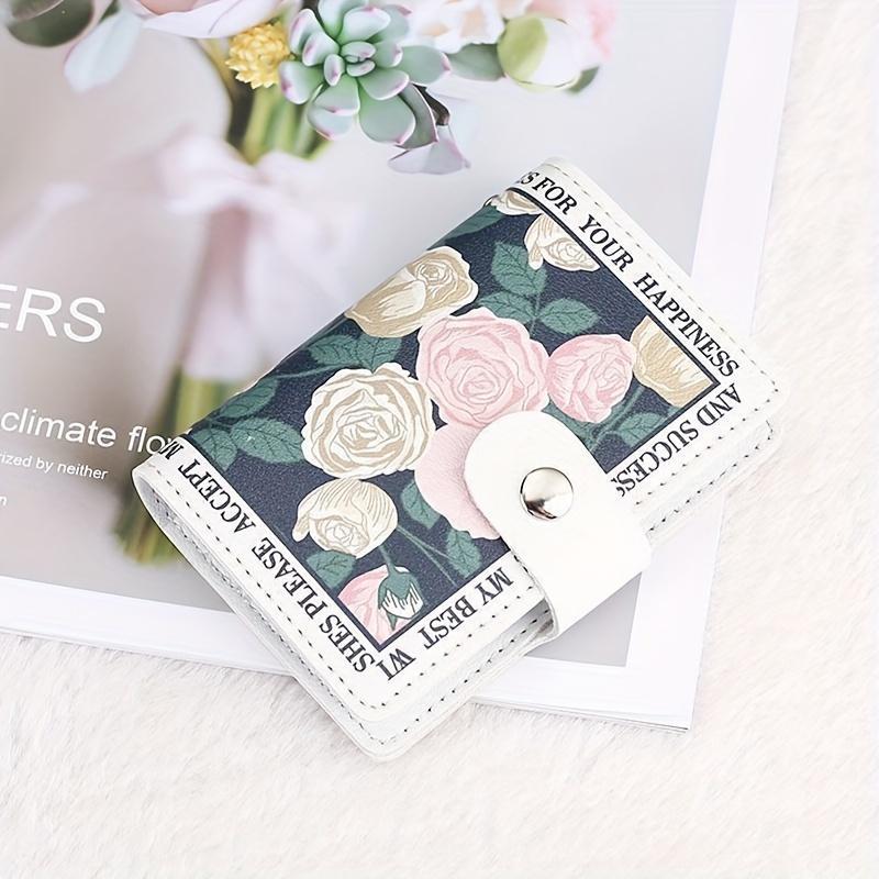 Stylish Women's Credit Card Holder, Compact Multi-Slot Wallet for Cards, Driver's License, Business Cards & Documents