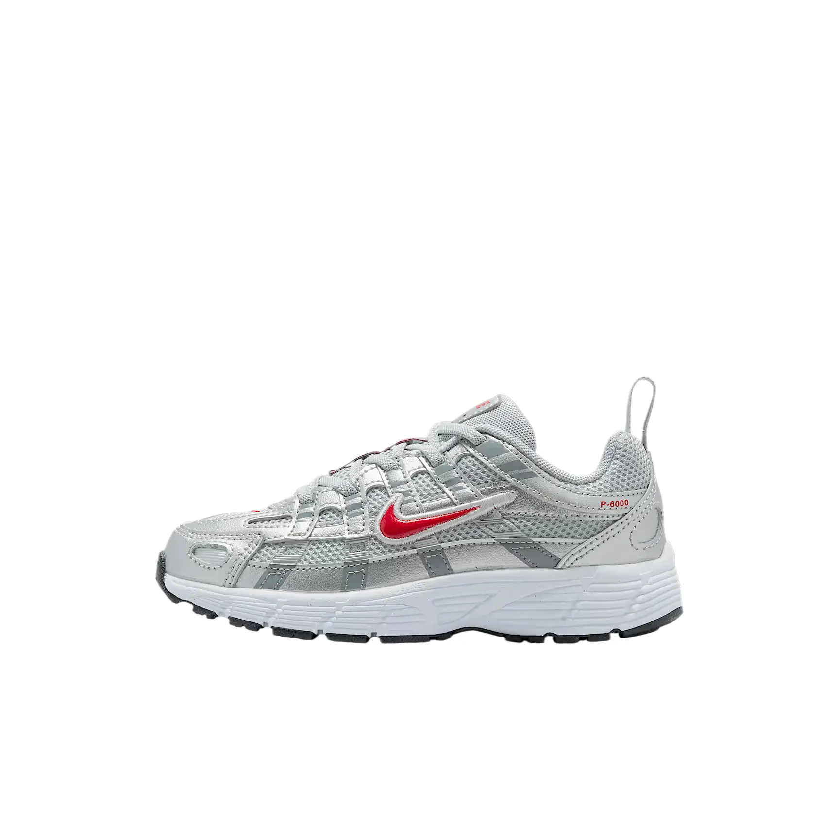Nike P-6000 PS 'Metallic Silver Gym Red' IO4647-016