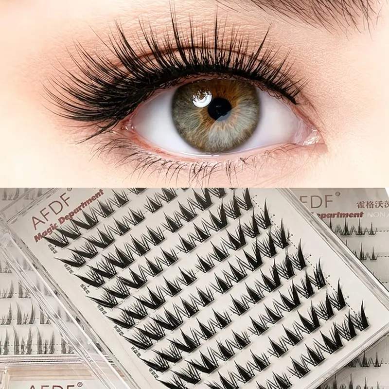6 Shapes Reusable False Eyelashes, No Glue, Quick Stick in 3 Seconds, Natural Look, Beginner Friendly, Phthalate Free, Gel Form