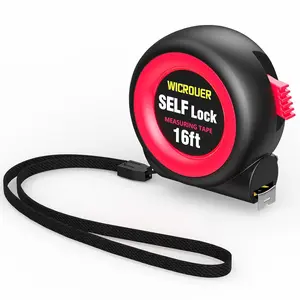 16FT Self-Locking Steel Retractable Tape Measure, Imperial/Metric Scale, MID Precision, Easy to Read, All Seasons Home Supplies for Carpenters, Handicrafts