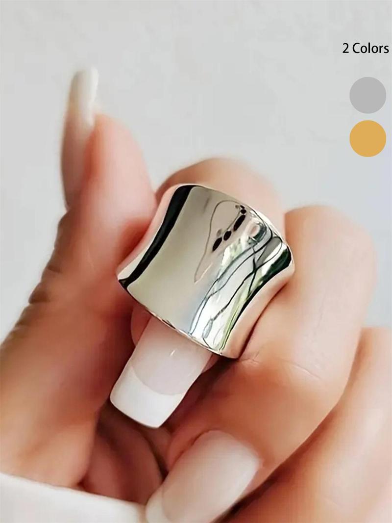 Fashionable Geometric Design Ring, Elegant Glittering Ring, Elegant Jewelry for Women for Party,  Rings for Women, Daily Clothing Decor, Trendy All-match & Exquisite Jewelry for Birthday Gift, Gifts for Her