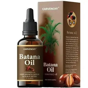 Batana Oil,Strong & Healthy Hair, Make Hair Longer Fuller Thicker, Organic Batana Oil with Rosemary,Organic Rosemary Oil Vitamin E Nourish Scalp,for All Hair Types, Haircare Product