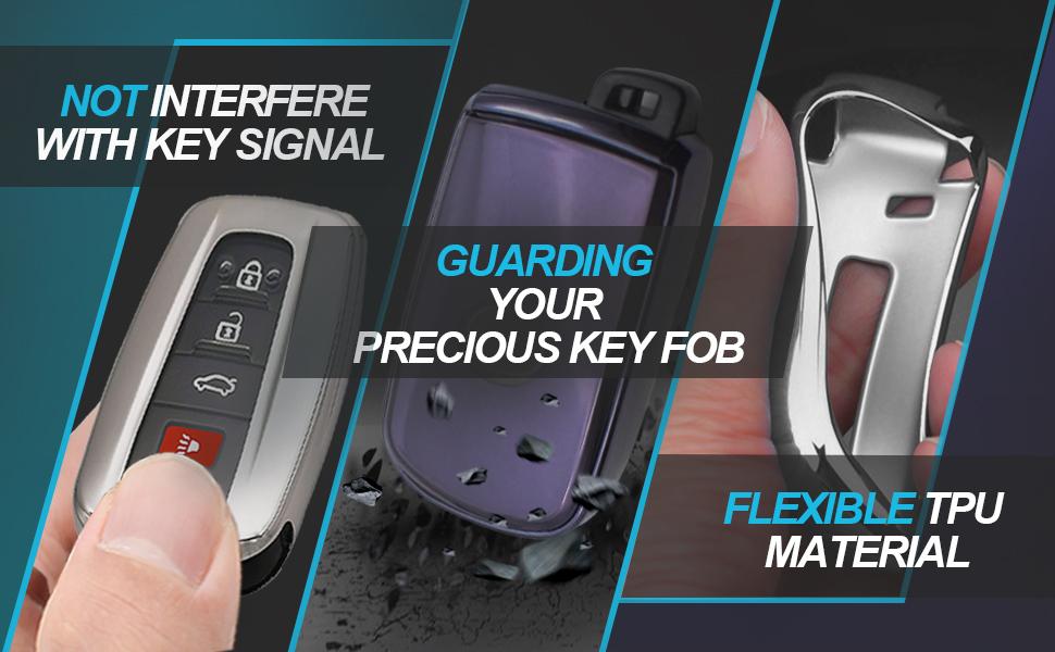 Fit for Ford Edge Explorer Fusion Mustang Expedition F-150 F-250 F-350 F-450 Super Duty Transit-150 250 350 HD Lincoln MKC MKX MKZ Nautilus Red Key Fob Cover Case Accessories NOT FIT Flip Key