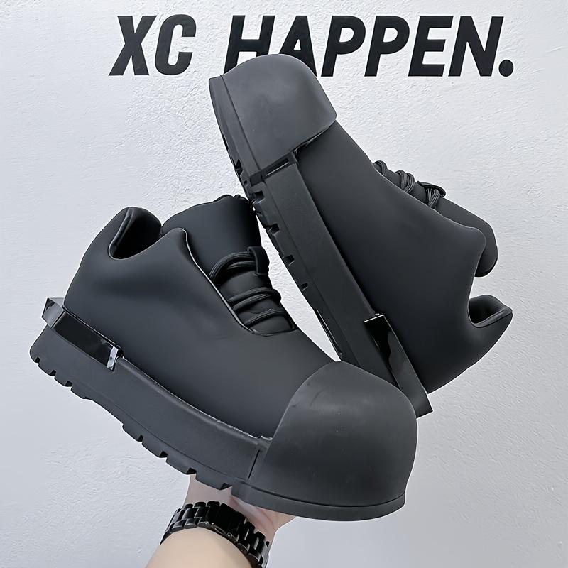 UYCEKK 2026 New Men'S Thick Sole Height Increasing Casual Sneakers|   Versatile Sports Shoes with Round Toe, Microfiber Upper, Rubber Sole, Lace Closure, Trendy Style for Spring/Fall