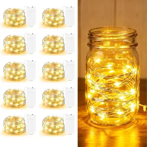 10 Pack Fairy Lights Battery Operated - 7ft 20 LED Twinkle Lights Copper Wire Mini String Lights Firefly Lights for Mason Jars DIY Crafts Christmas Wedding Party Centerpiece Table Decor, Warm Whitefidget toys