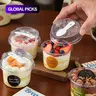 【Black Friday】20/50-Pack Round Clear Dessert Cups with Dome Lids and Spoons, Food Packaging Containers for Cookies, Fruit, Ice Cream, Mousse Cake, and Yogurt #GLOBAL PICKS