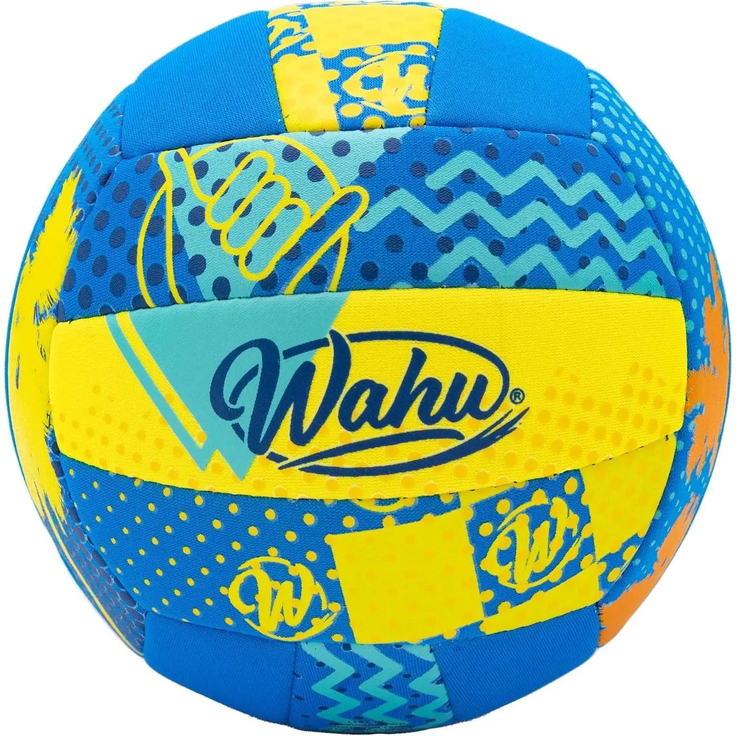 100% Waterproof All-Purpose Pool Ball for Beach Volleyball, Soccer, and More, 6.5" Round Water Ball for Beach and Pool Sports GamesGift