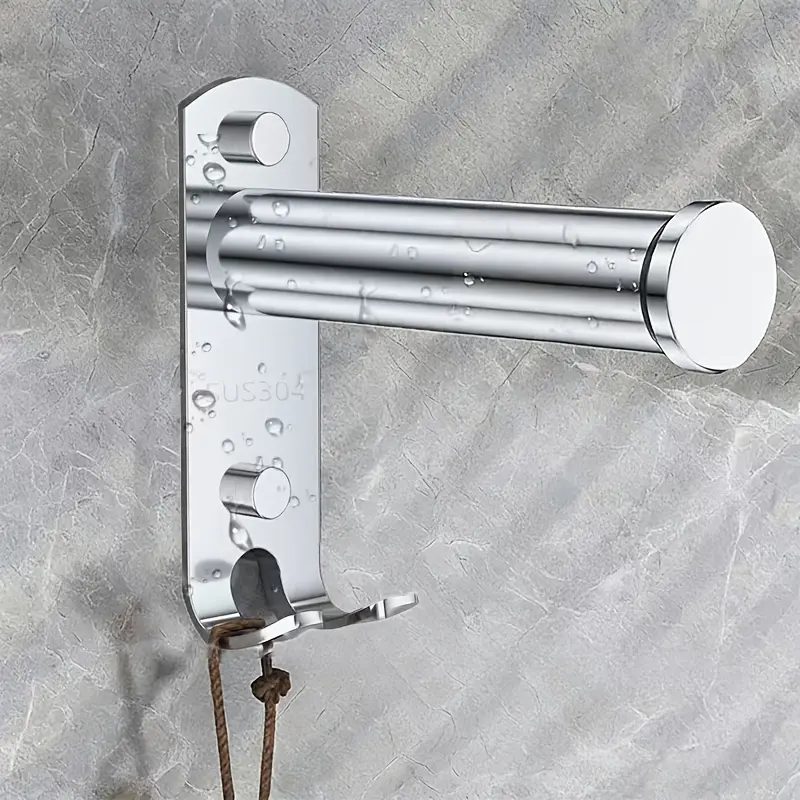 2 sets of adjustable extendable hangers, hanger storage rods, bath towel hangers, wall-mounted holeless storage rack, extendable jewelry hangers, clothes storage, Bathroom organizing accessories, Bathroom Organizers, saves space