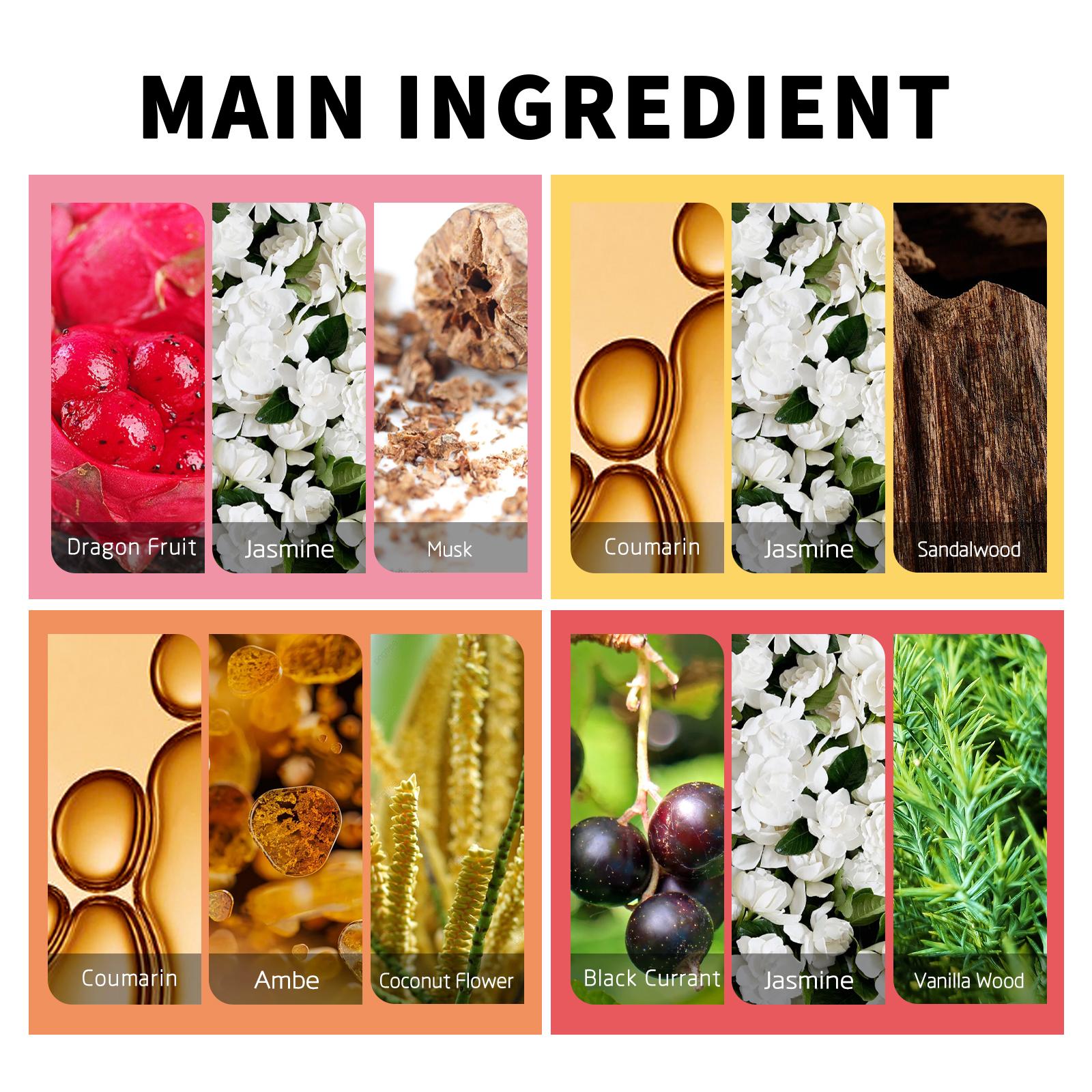 Perfume series,enhanced fragrance eau deparfum, refreshing and long-lasting essential oilwomen's perfume, natural floral fragrance