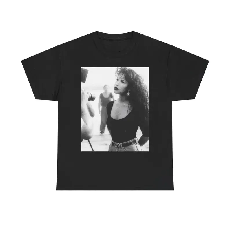 Selena Quintanilla Retro 90s Tejano Music Graphic Tee, Iconic Latin Culture Fan Top, Unisex Streetwear, Gift For Latin Music Lovers, Daily Party Outfit, Same‑Day Shipping Dispatch