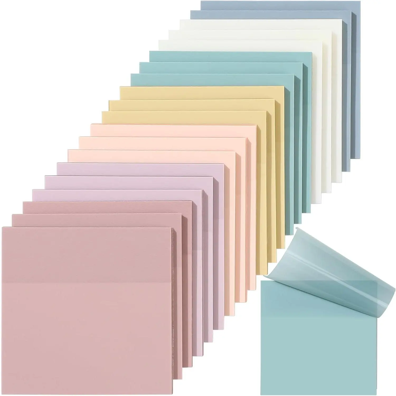 Transparent Sticky Notes - 3x3 inch Clear,  Translucent Notes for Annotation - 300 Sheets