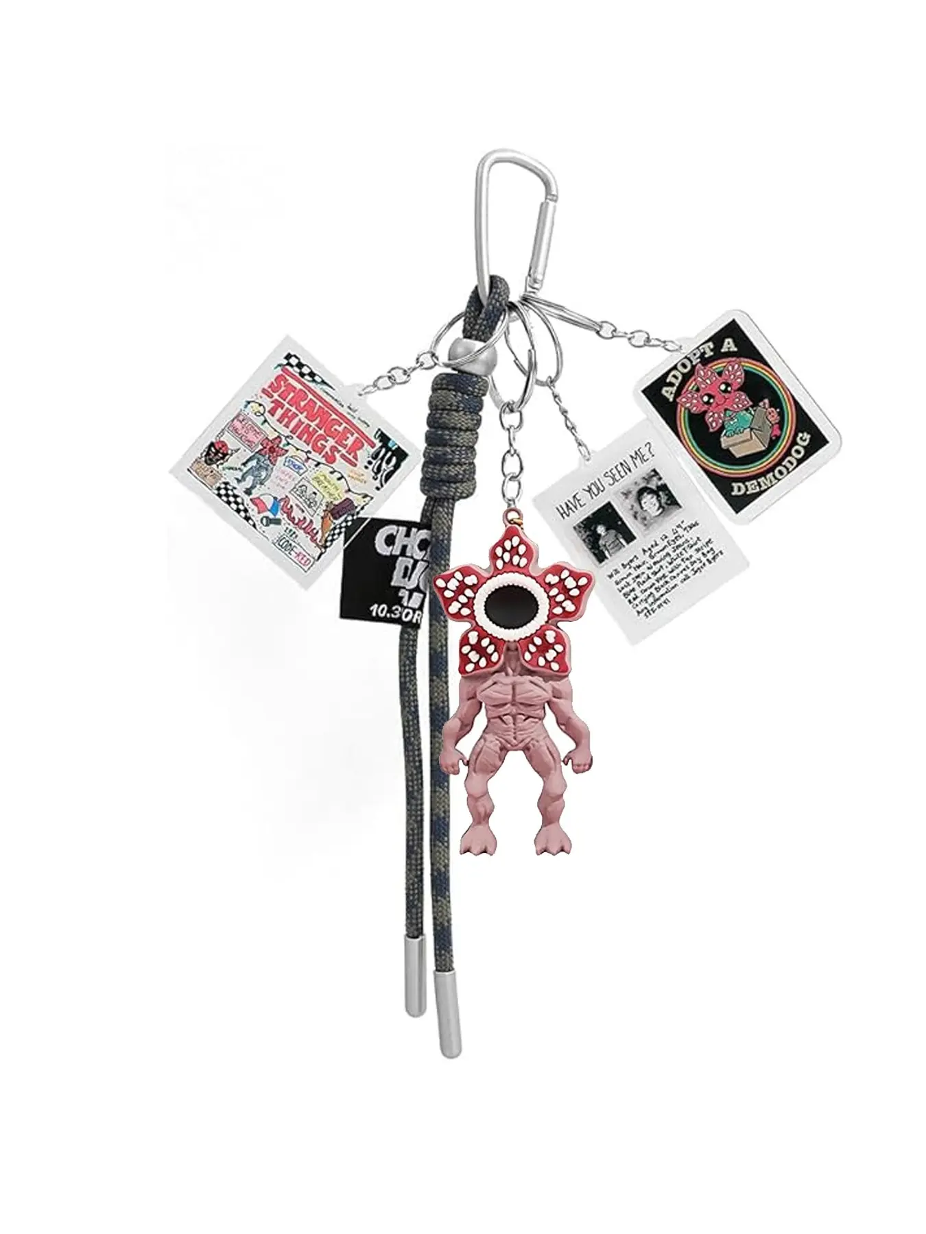 5Pcs Stranger 5 Keychains for Women Men, Car Charms Backpack Key Key Chain Accessories Wristlet Chain