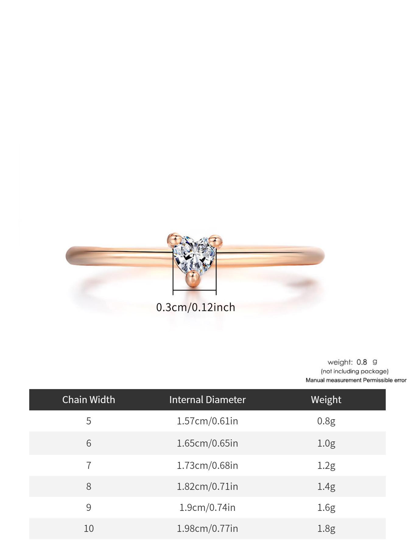 Cute Heart Shape Ring, 18K Gold Plated Jewelry, Perfect Gift for Family, Ideal Return-to-School Present, Women's Casual Style, All Seasons