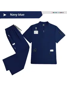 Suitable for Both Men and Women Pet Hospital Scrub Set Veterinary Beauty Workwear Uniforms Top Jogging Suit Suitable for Clinics and Pharmacies Clothes
