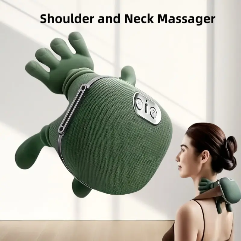 Master Shoulder Neck Massager, Functional Shoulder Massager, USB Charging, Electric Massage, Deep Tissue Massage, Comfortable Padding