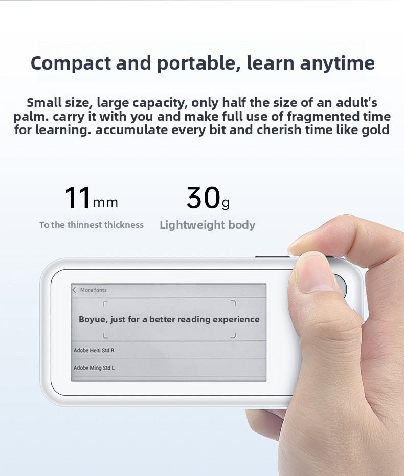 Student Portable Pocket English Vocabulary Card Machine Ink Screen Electronic Dictionary