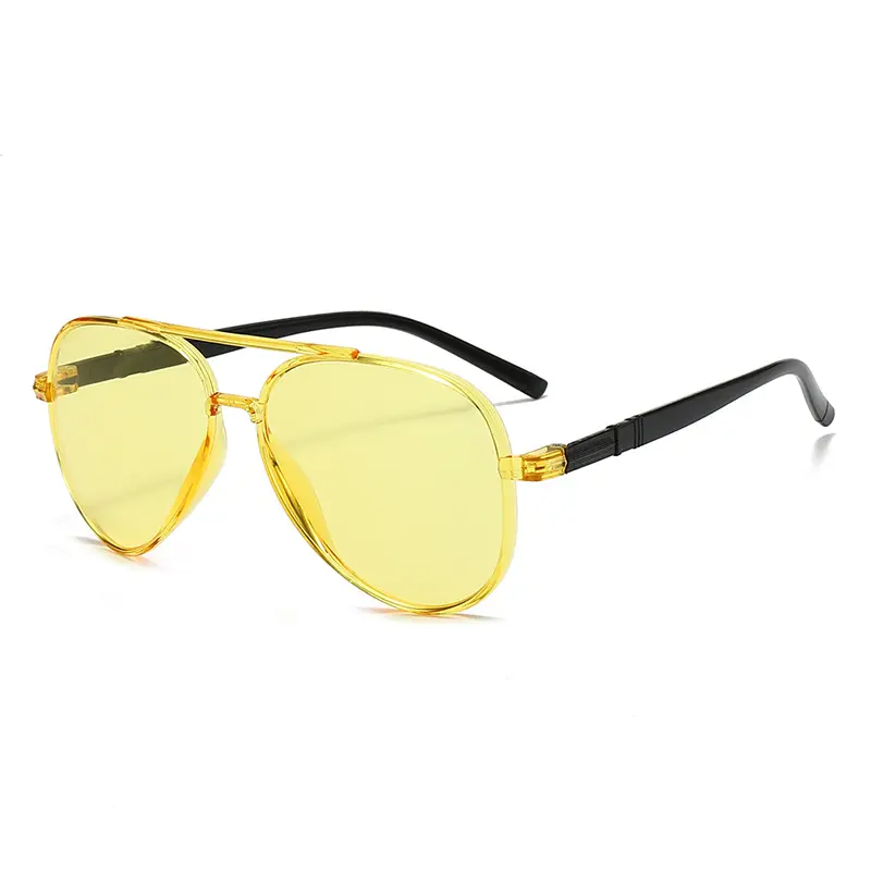 Yellow frame transparent yellow film