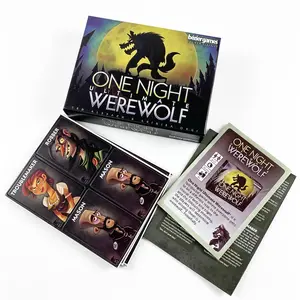 Ultimate Werewolf Card Game, Multiplayer Deduction Party Game, Fun Social Board Game, Perfect for Family and Friends, Fast-Paced Mystery Game