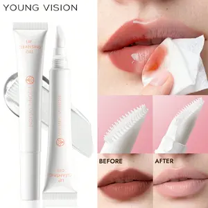 Lip Makeup Remover Gel, Gentle And Non-Irritating, Quickly Dissolves Lip Makeup, Long-Lasting And Waterproof, Portable, Leaves No Residue, Suitable For Daily Lip Makeup Removal And Cleansing.