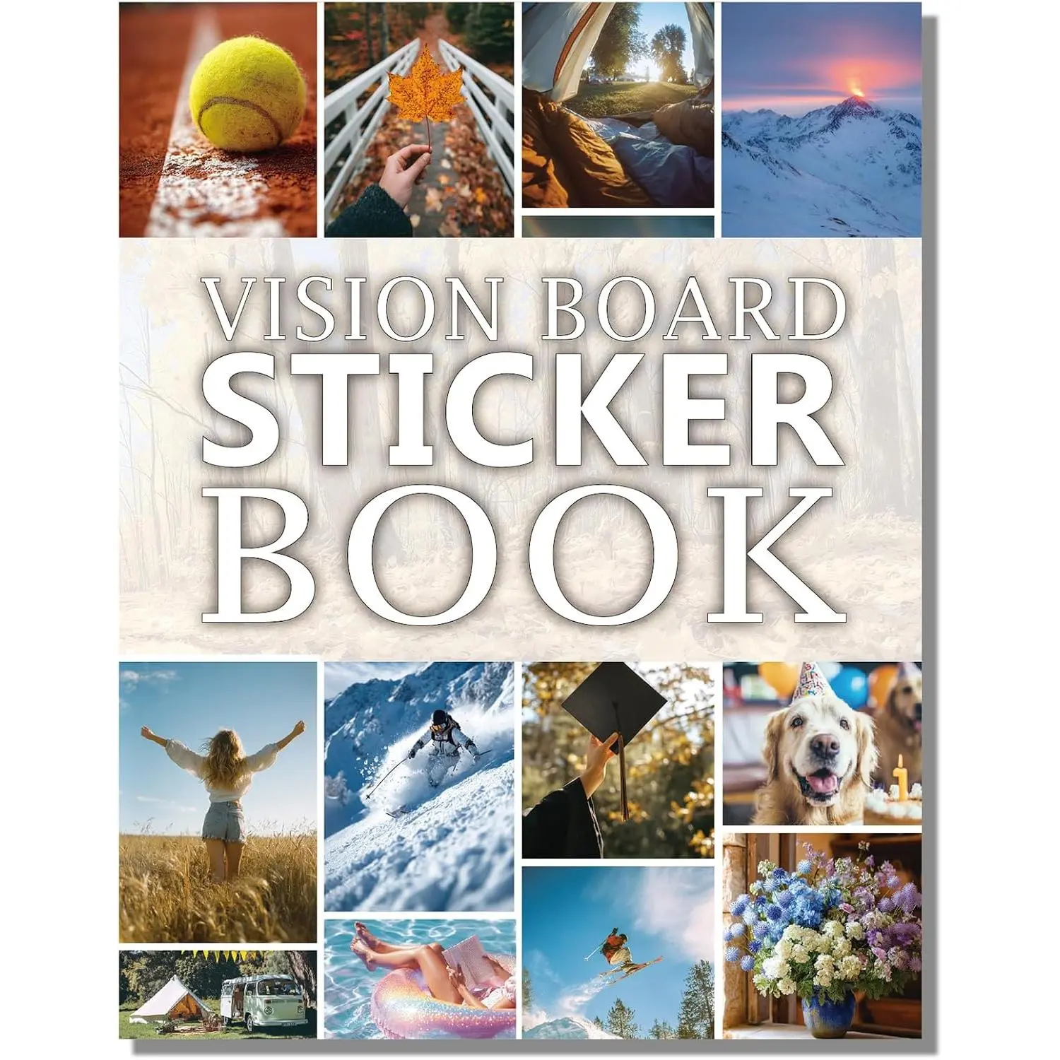 Vision Board Book - 2027 Vision Board Sticker Book | Motivational Images & Quotes, Vision Board Kit & Supplies for Women
