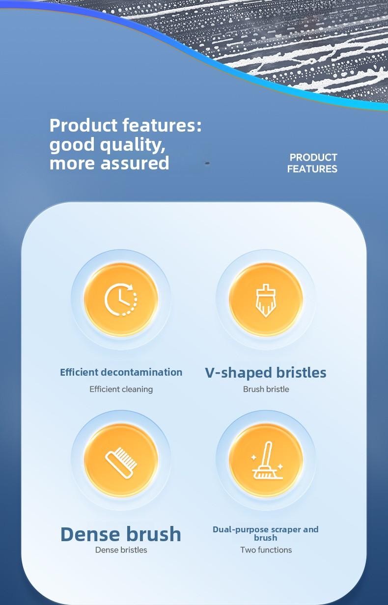 Floor brush gap brush toilet bathroom household wiper board cleaning tile floor brush outdoor