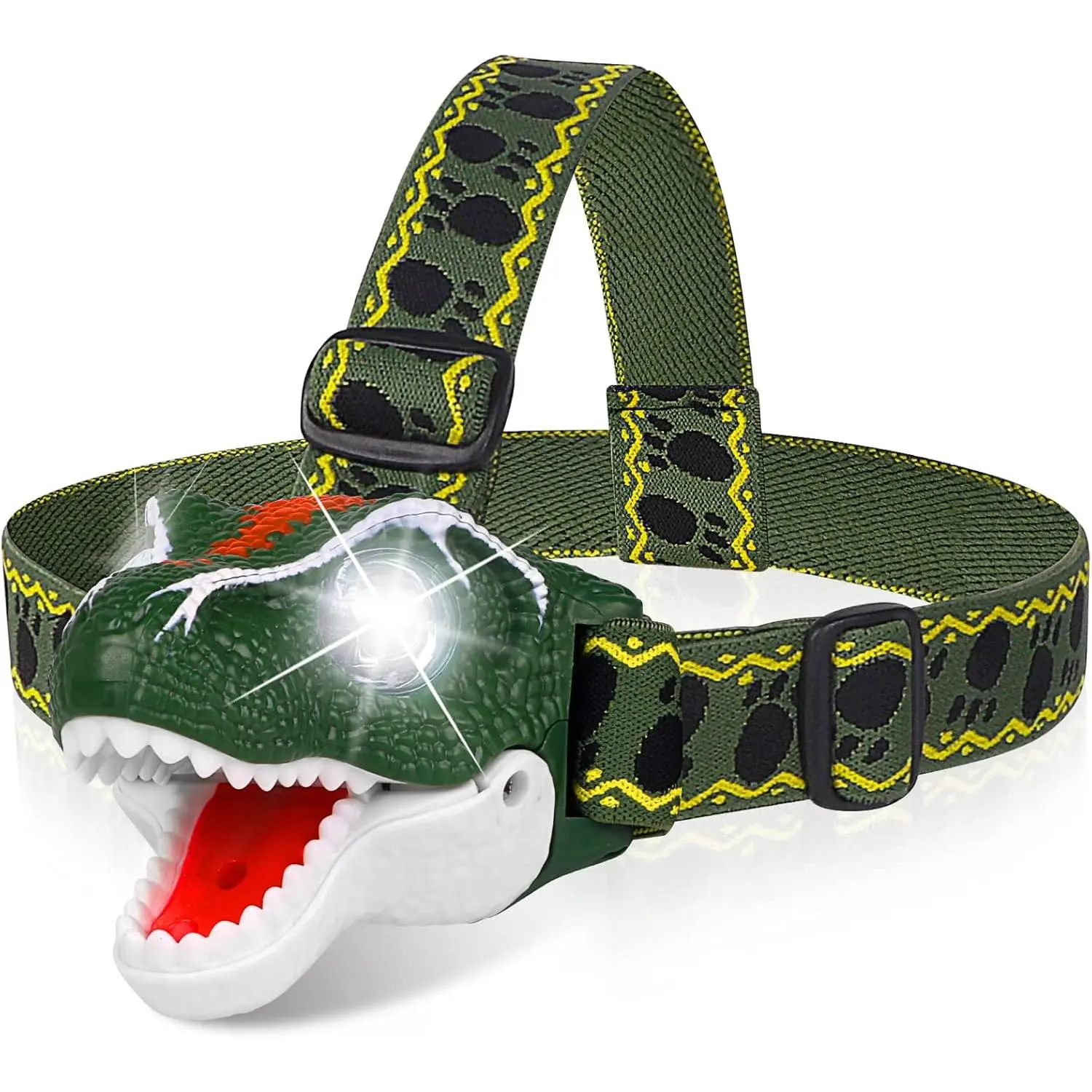 outdoor activities DX DA XIN Dinosaur Headlamp T-Rex LED Headlamps for Kids Flashlights Camping Gear - Dinosaur Toys for Boys Girls Toddlers Outdoor Toys for Kids Birthday Halloween Stocking Stuffers