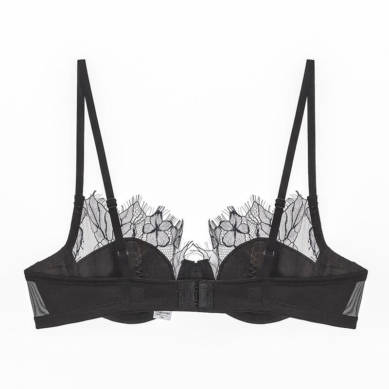 French Lace Sexy Cut-out Lingerie Women's Bra Set with Elegant Design and Comfortable Fit