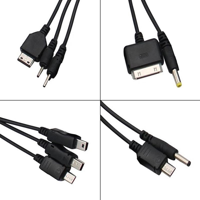 Universal USB To Multi Plug Cell Phone Charger Cable 10 to 1 USB Cable  Charger Cable type c cable Fast Charging Pack usb-c cord