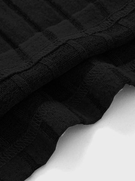 Men's High Neck Pullover Sweater, Solid Color Long Sleeve Crew Neck Shirt, Casual & Formal Fit, Perfect for Daily Wear