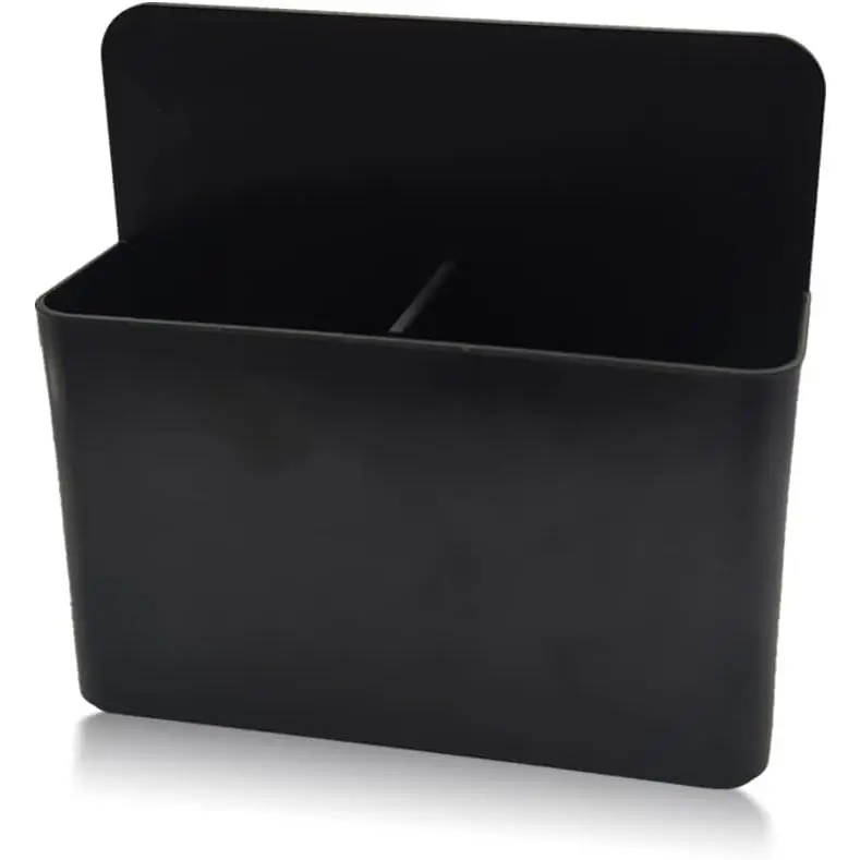 1 Pack  Marker Holder, Dry Erase Marker Holder Chalk Pen Storage Organizer for Whiteboard/Blackboard, Fridge/Regrigerator, Metal Locker, and Cabinet, (Black)
