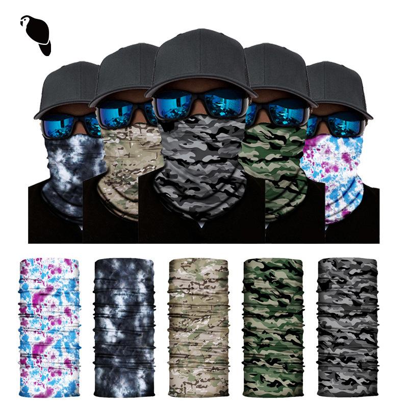 Outdoor seamless mask magic headscarf cross-border sports cycling windproof elastic sun protection light