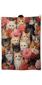 SoftHaven Mystical Desert Succulent Blanket Gifts for Women Adult Girls,Cactus Gothic Throw Blankets,Soft Comfy Lightweight for Home Couch Bed Sofa Halloween Decor,Goth Night Sky Art 60x80in