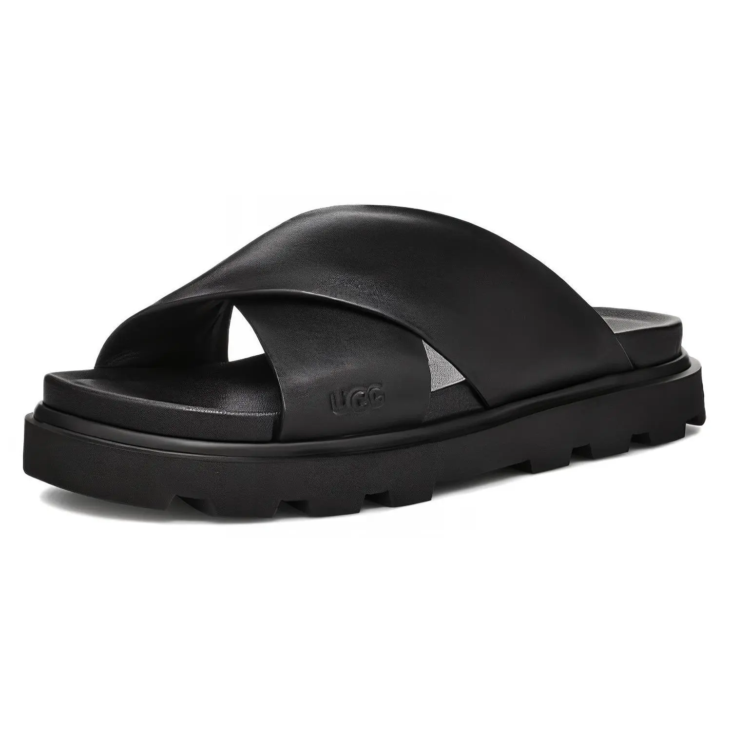 UGG Capitelle Crossband Sandal Black (Women's) 1152672-BLK