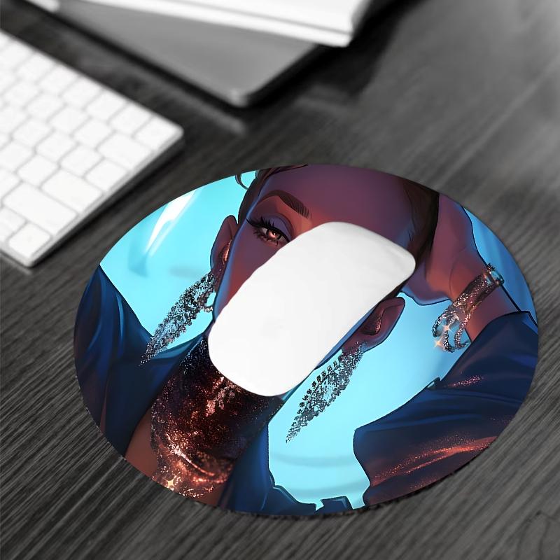 Girl Pattern Mouse Pad, Large Mouse Pad, Rectangle Gaming Mouse Pad, Office Desk Keyboard Mouse Mat for Home Office Game Room Desk