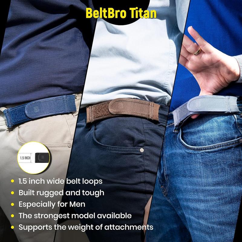 Casual lazy belt Elastic belt Velcro unilateral buckle-free nylon belt Convenient sticker Outdoor weight belt