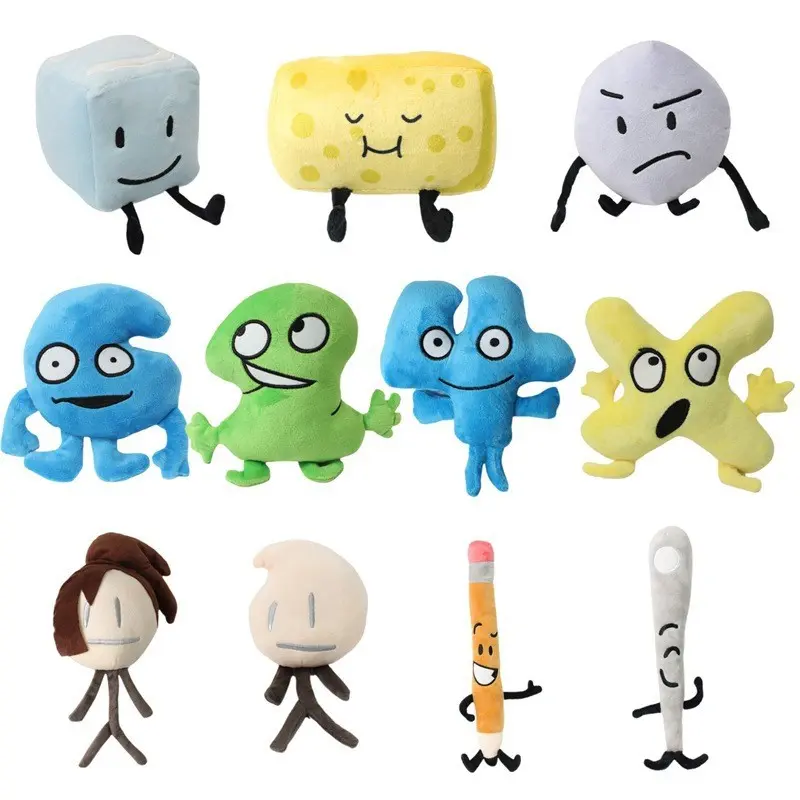 Cartoon Doll Stone Cake Red Leaf Grass Jelly Plush Toy Stationery Stuffed Doll Soft Plushies Kids Play Toy Home Decor In Stock