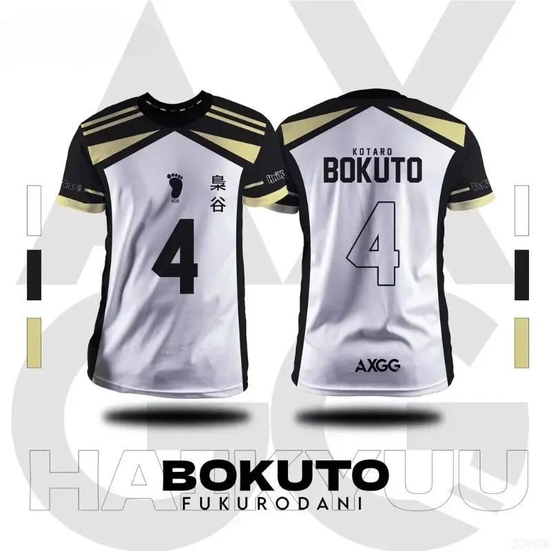 2025 New Haikyuu Fukurodani Bokuto Anime Men's Short-Sleeve Round Neck Casual Jersey Top, Toys & Hobbies Specialty DIY Supplies T-Shirt