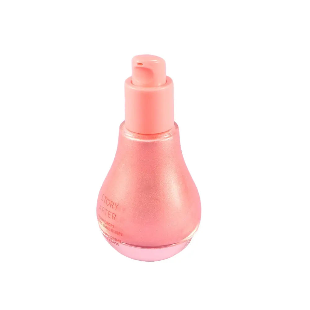 Liquid Highlighter, Natural Water Glow Fine Shimmer, Face & Body Dual Use, Lightweight Radiant Pearl Finish, Brightening Liquid Makeup