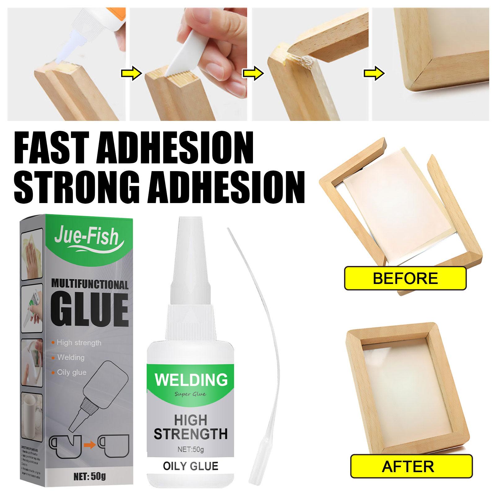 Large Capacity Welding Glue - Strong Universal Super Glue for Quick Repair & Fast Curing | Waterproof Adhesive Works on Metal, Plastic, Wood, Rubber, Faux Leather