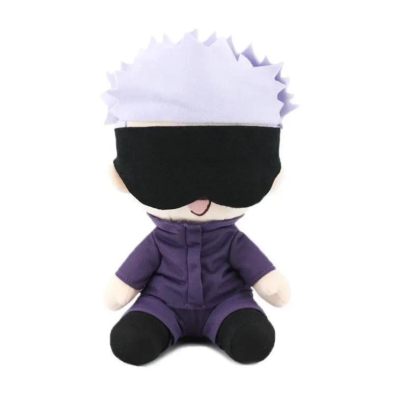 Jujutsu Kaisen Sitting Chibi Plush Complete Set, 6Pcs Soft Anime Character Stuffed Dolls, Collectible Plushie Gift for Fans