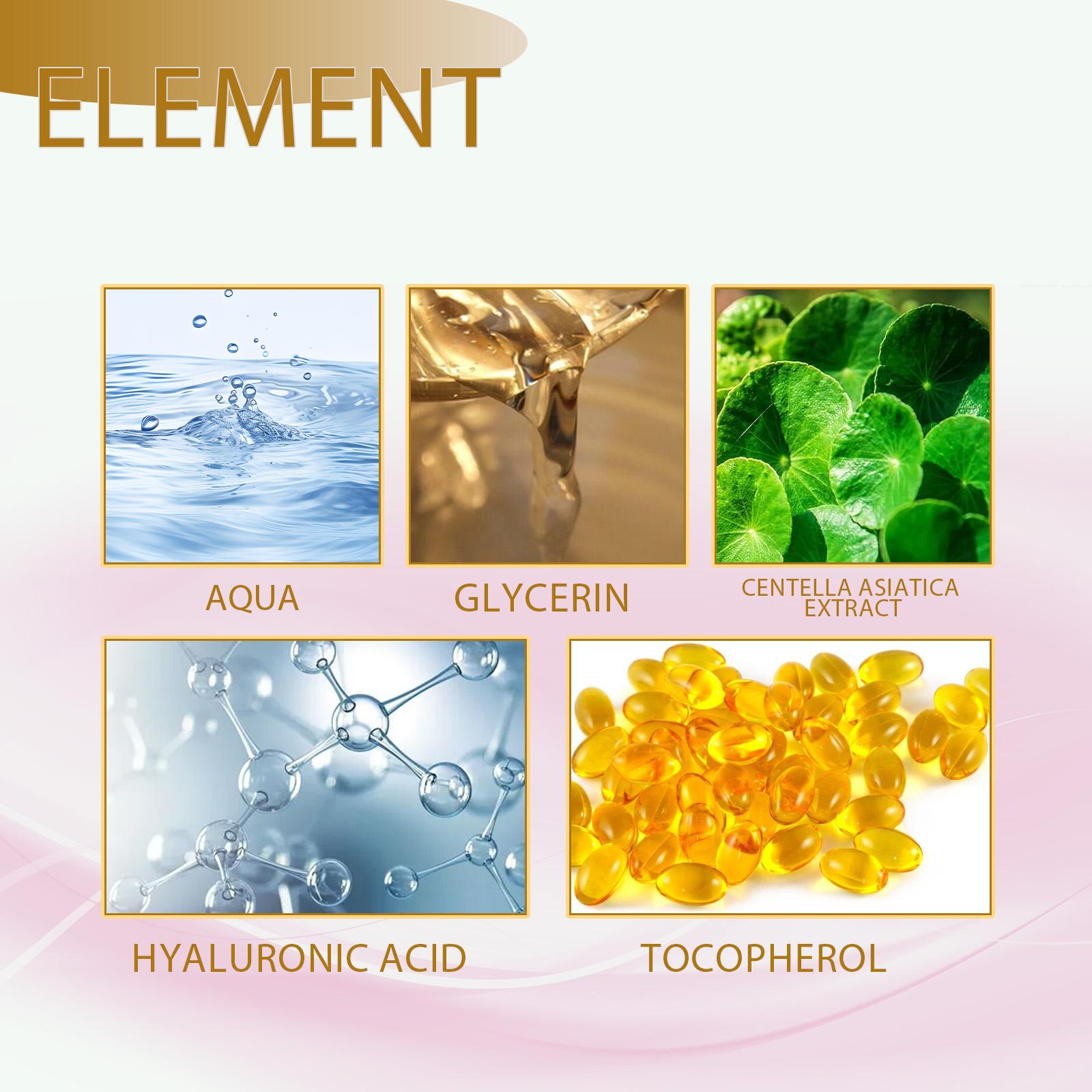 EELHOE Centella Moisturizing Facial Serum Vitamin E for Skin Firming Rejuvenation Face Lift Nourish Hyaluronic Acid Face Serum,Hydrating Facial Serum Soothes and Calms Sensitive Skin, Daily Mild Skincare