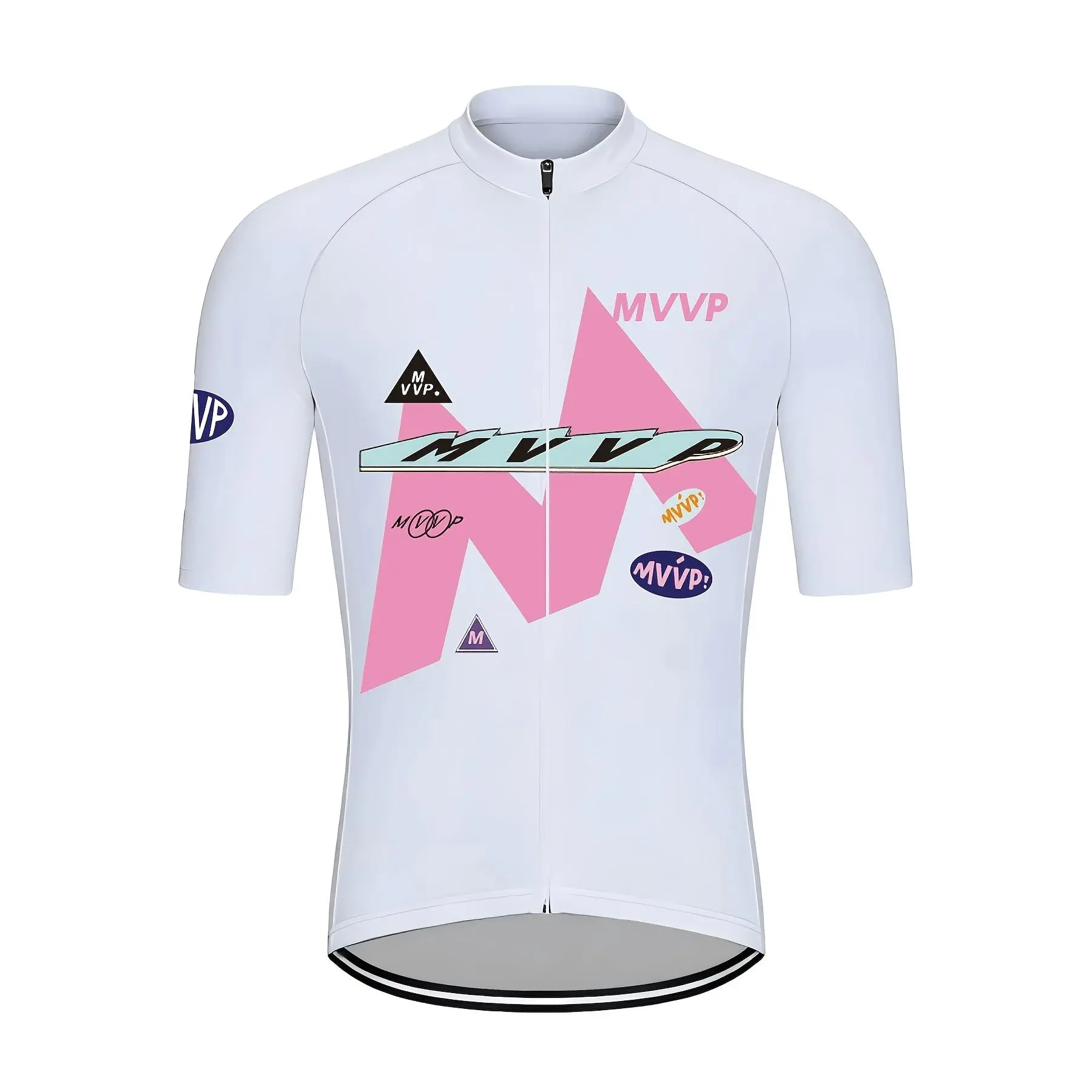 New summer cycling outfit - short-sleeved top, cycling jacket, road bike and mountain bike sports clothing, with a rear pocket and three inner pockets. Suitable for both men and women for outdoor activities.