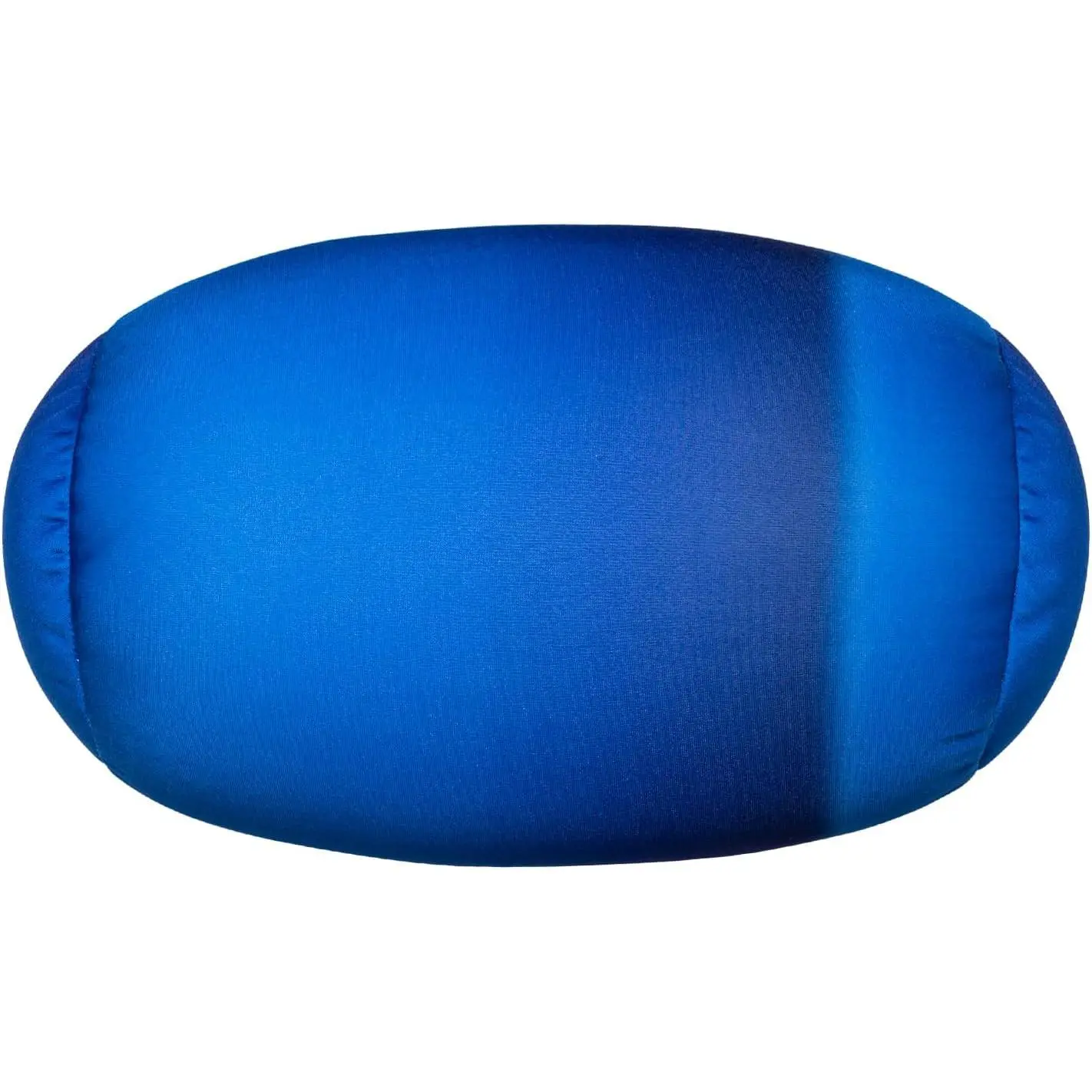 Squish Bean Bed Microbead Pillow Bolster Tube  Pillow Smooth Cool  Fabric  &  Support Throw Travel Pillow Fun Colors (Dark Blue Colorful)