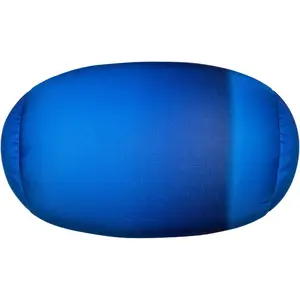 Squish Bean Bed Microbead Pillow Bolster Tube  Pillow Smooth Cool  Fabric  &  Support Throw Travel Pillow Fun Colors (Dark Blue Colorful)