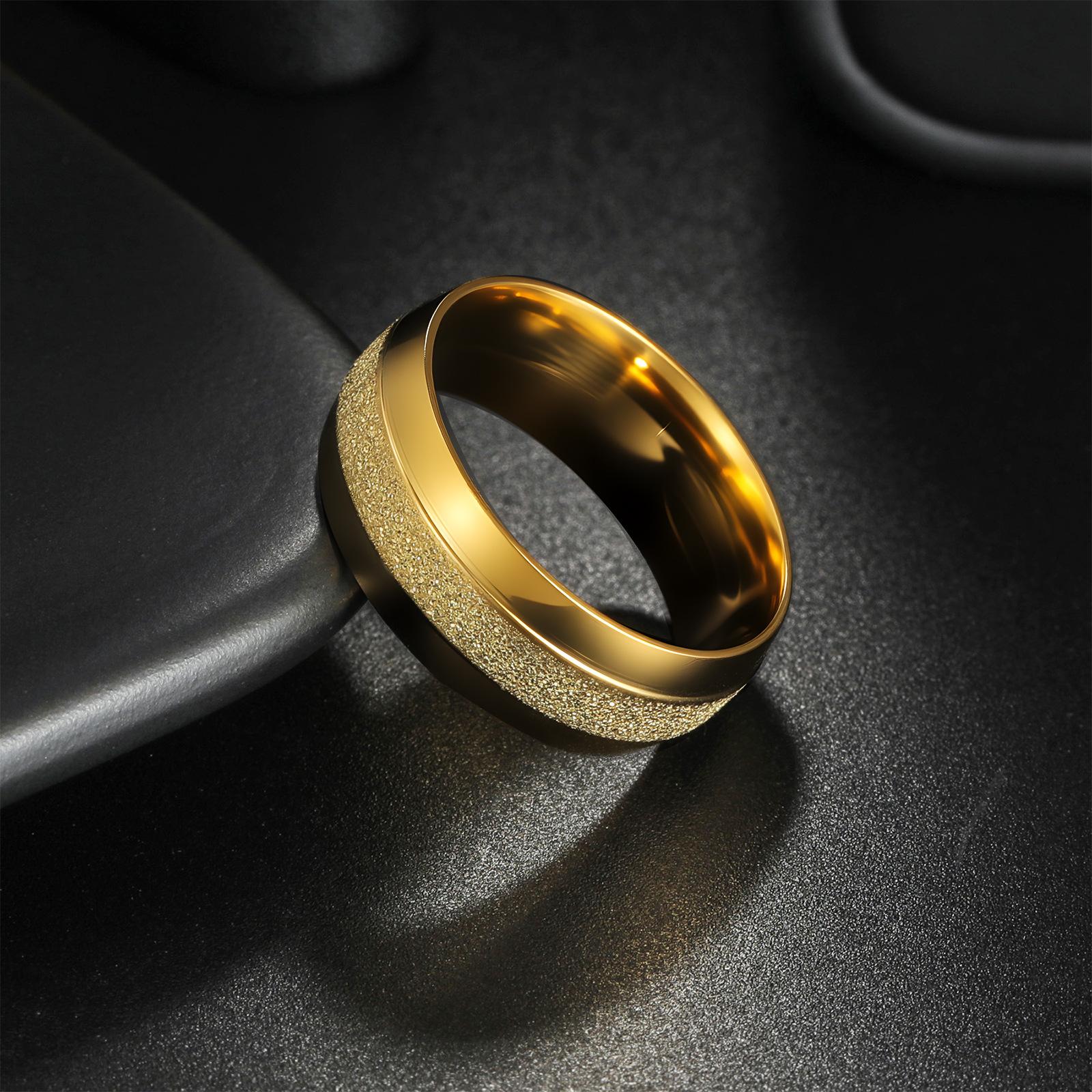 New 8mm glossy men's wedding ring couple's pair of rings Glossy Men's Wedding Ring Couples Pair Simple Classic Design Promise Ring for Him and Her New 8mm Glossy Men's Wedding Ring Couple's Pair Promise Rings for Lovers Engagement Band