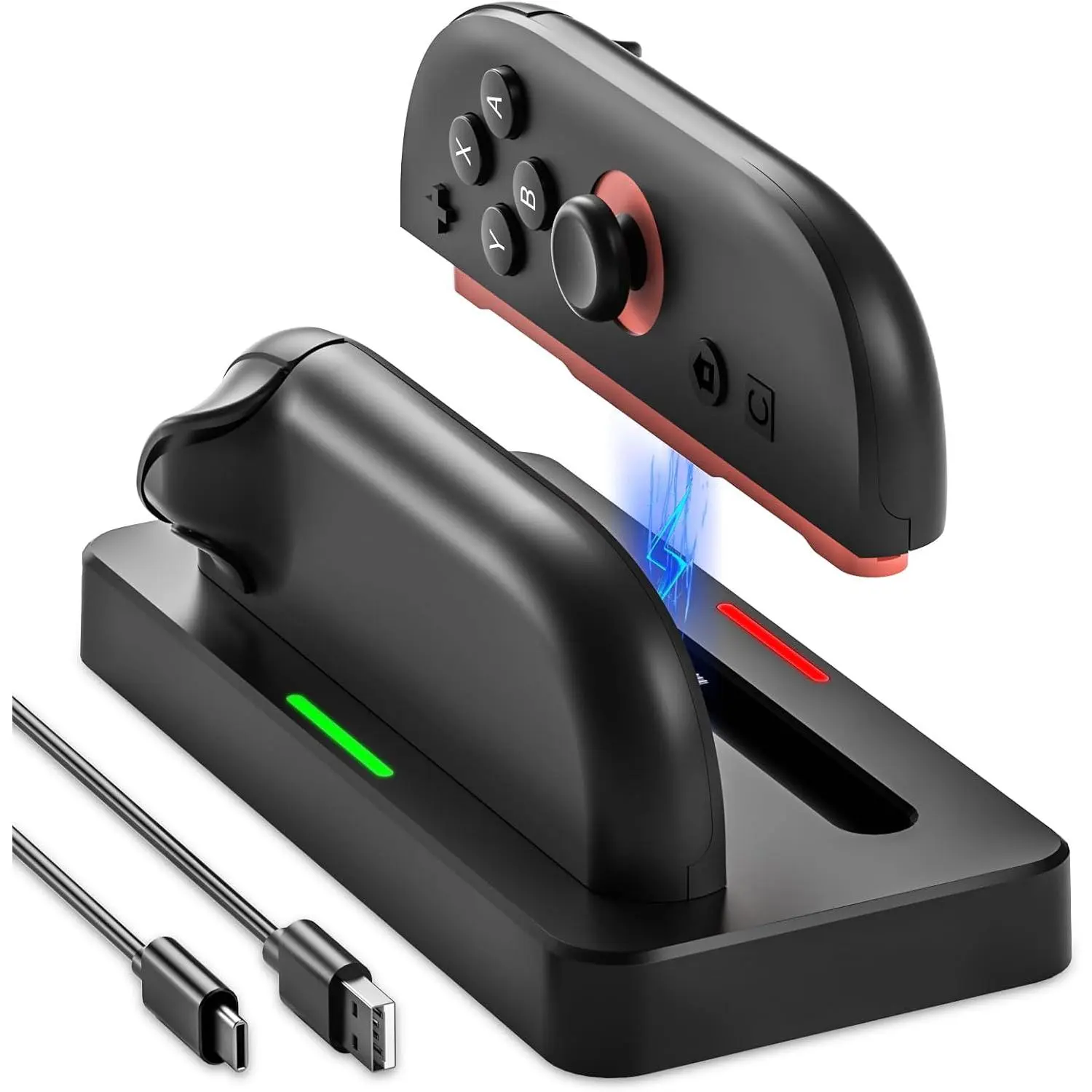 Dock for   2 Joy-Con Controller, 2H  Charge  2 Joycon Charger, Switch2 Controller Charger Station with LED , Joycon 2  Station Docking Stand