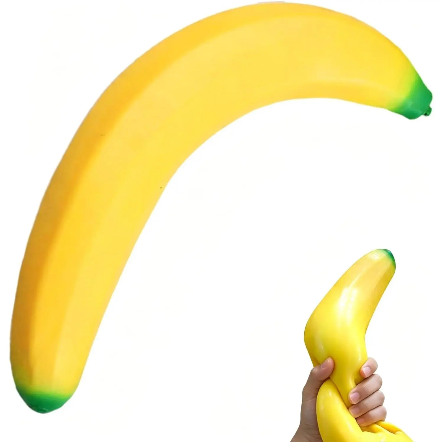 18In Giant Banana Squishy, 2026 New Jumbo Bannana Squishy Squeeze Toy, Slow Rising Soft Squishys Bananas Toys for Stress Relief