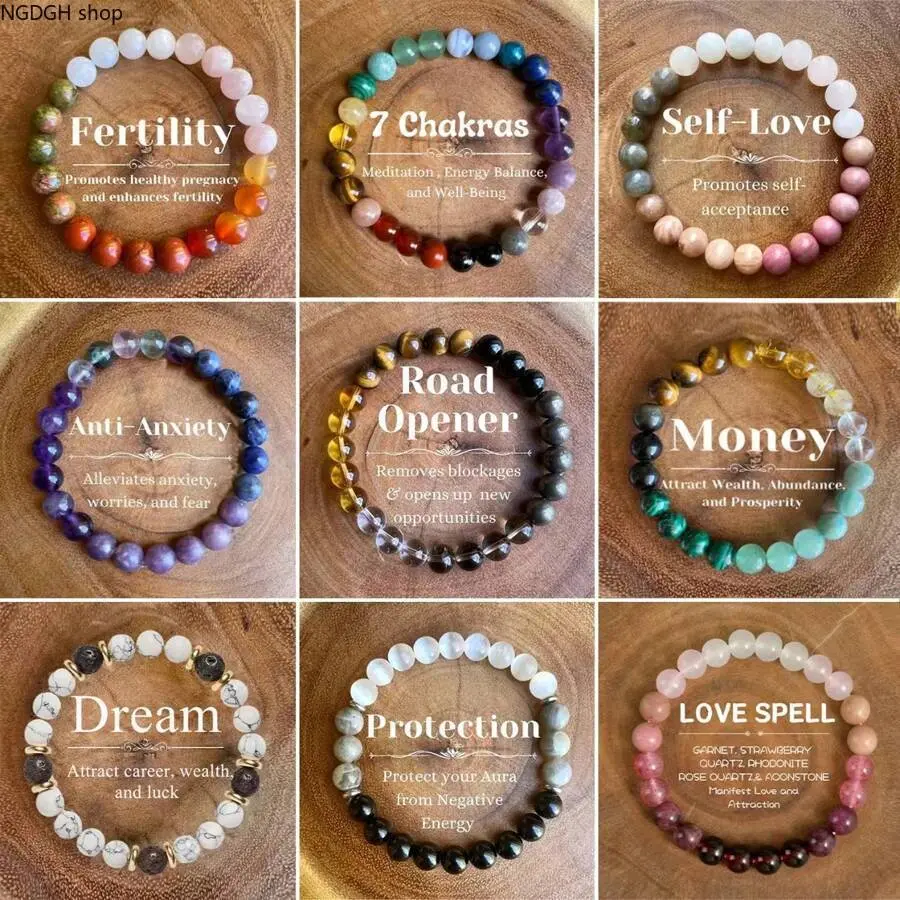 Women's Beaded Bracelet, High Quality Natural Crystal Design with Adjustable Cord for Outdoor Fashion, High Quality Bracelet, Natural Crystal Bracelets